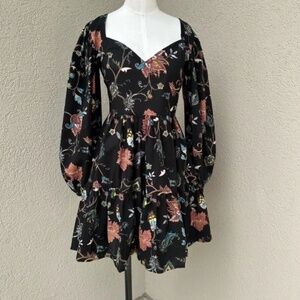 Mille v-neck short dress